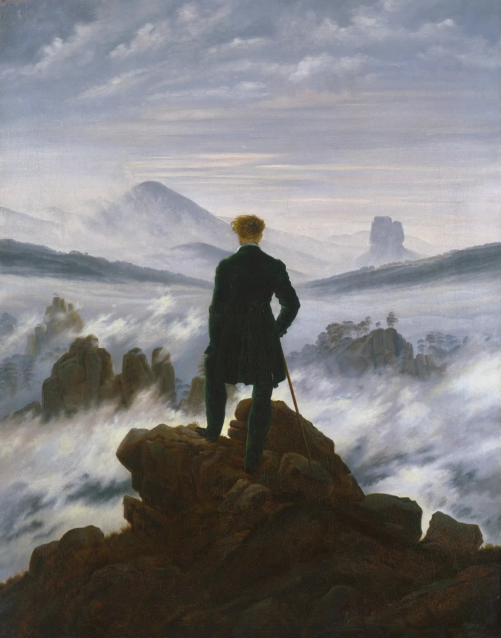 Caspar David Friedrich, Wanderer above the Sea of Fog